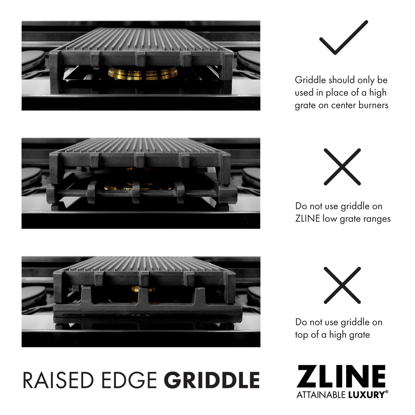 ZLINE Cast Iron Stovetop Grill (GR2)