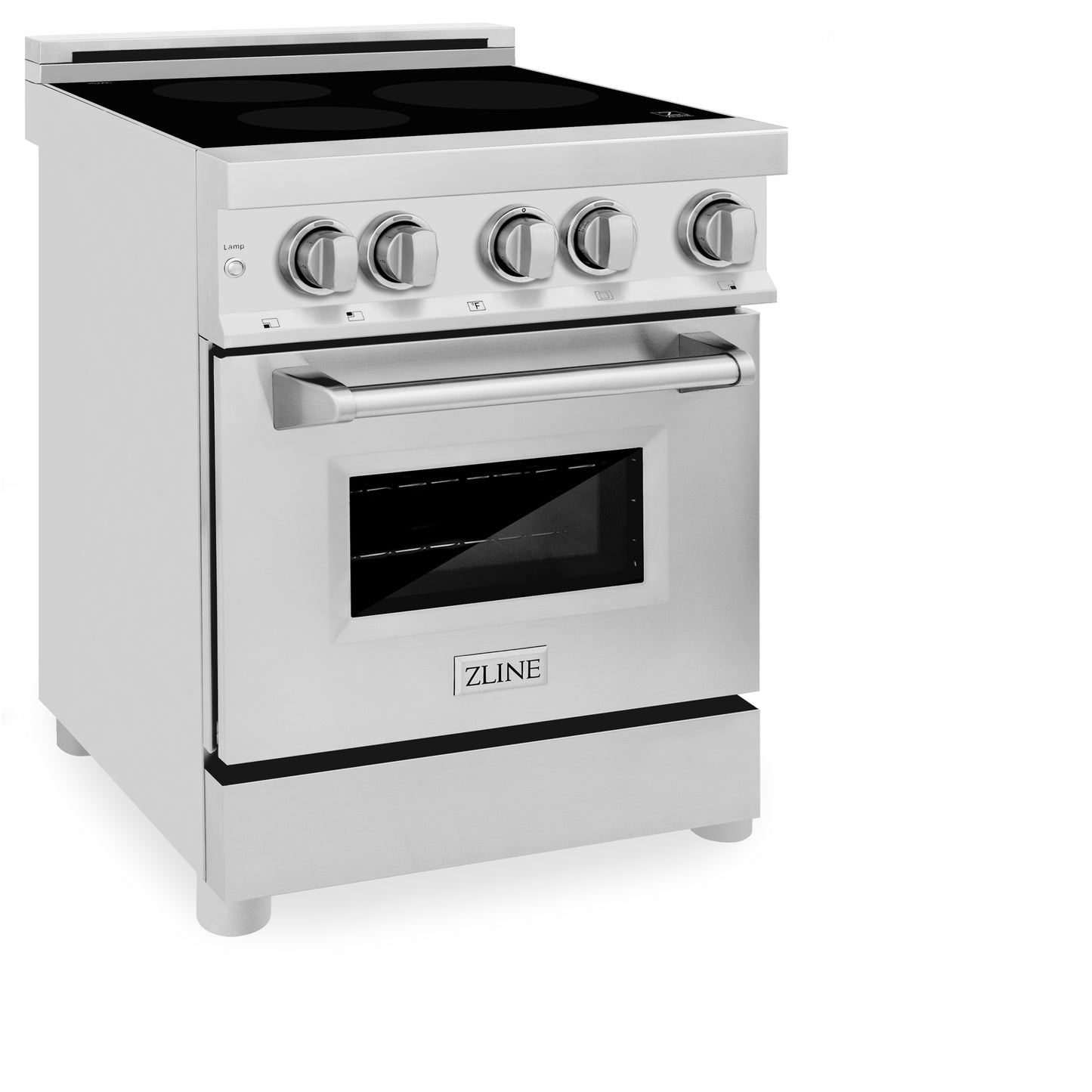 ZLINE 24" 2.8 cu. ft. Induction Range with a 3 Element Stove and Electric Oven in Stainless Steel (RAIND-24)