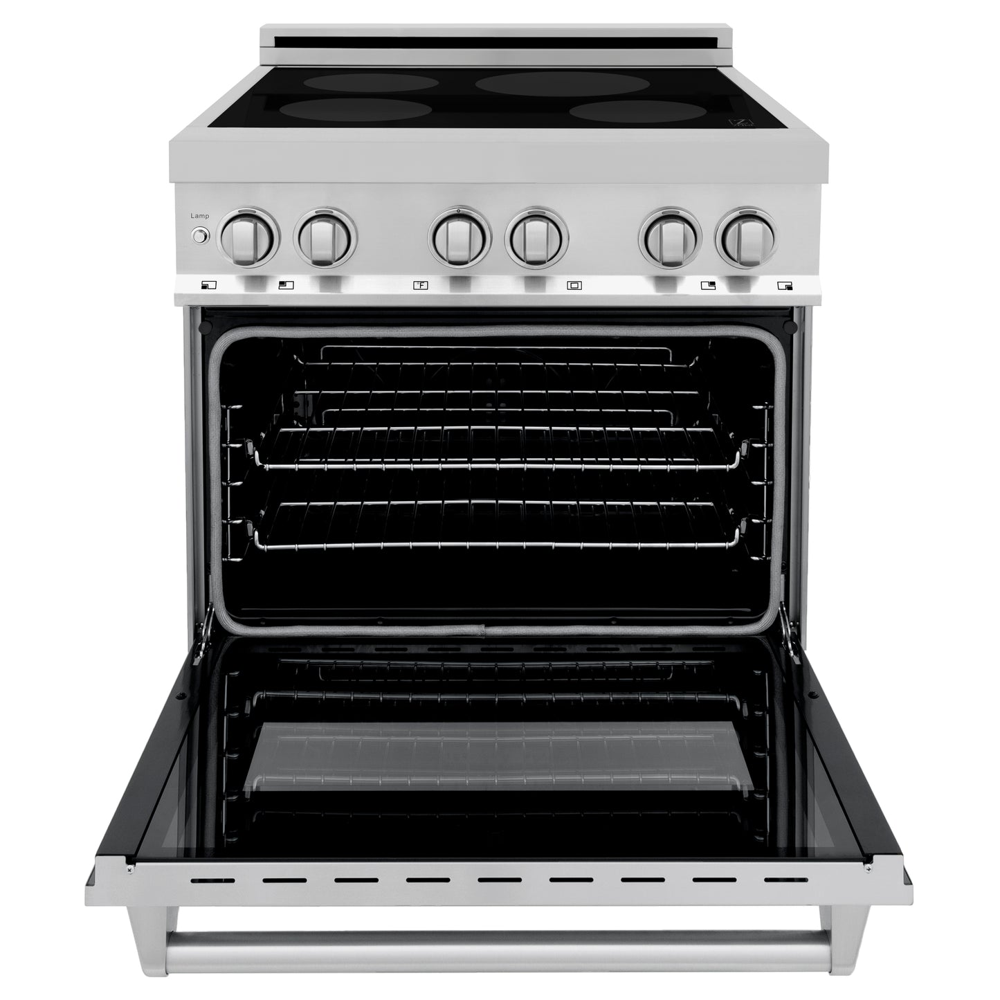 ZLINE 30" 4.0 cu. ft. Induction Range with a 4 Element Stove and Electric Oven in Stainless Steel (RAIND-30)