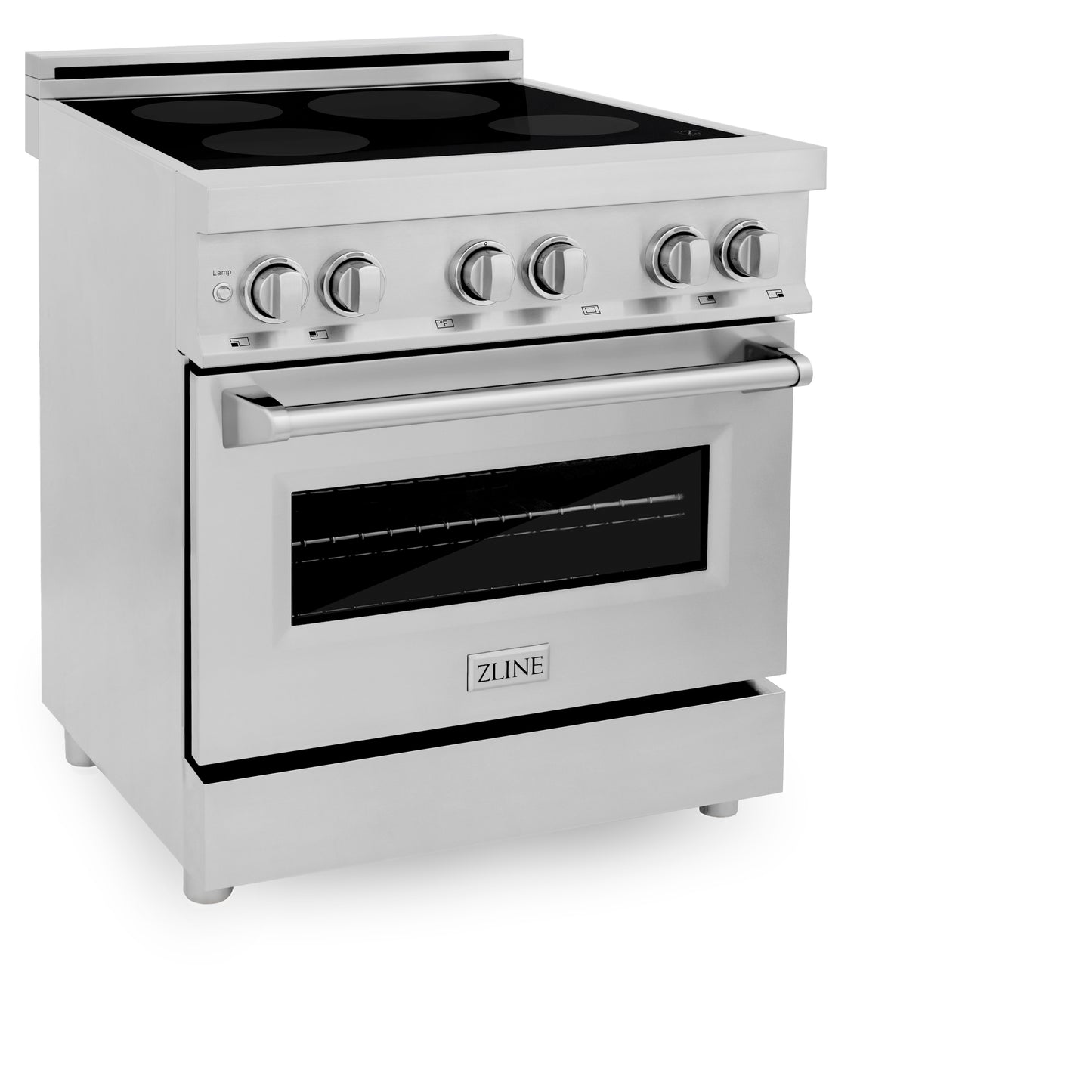 ZLINE 30" 4.0 cu. ft. Induction Range with a 4 Element Stove and Electric Oven in Stainless Steel (RAIND-30)