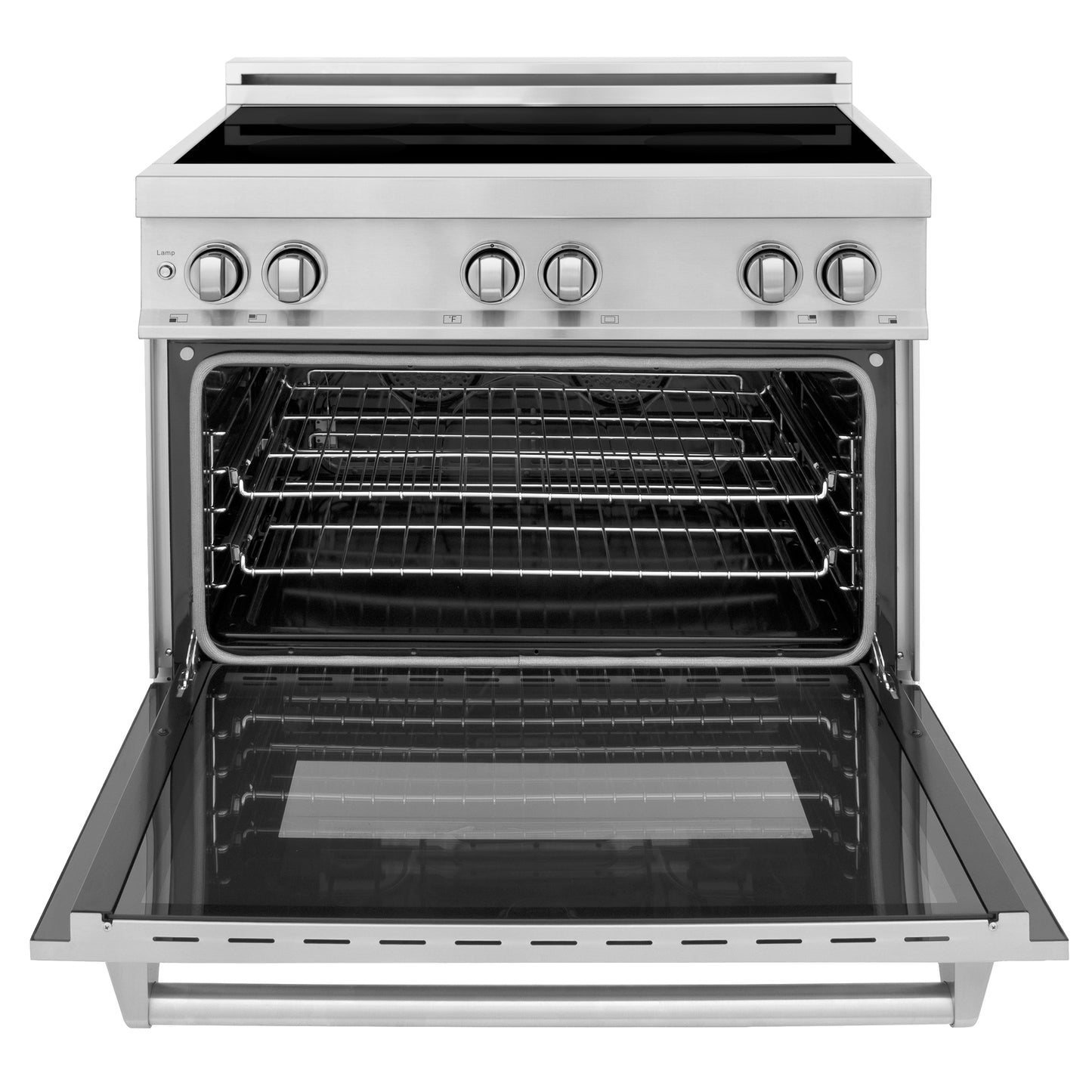 ZLINE 36" 4.6 cu. ft. Induction Range with a 4 Element Stove and Electric Oven in Stainless Steel (RAIND-36)