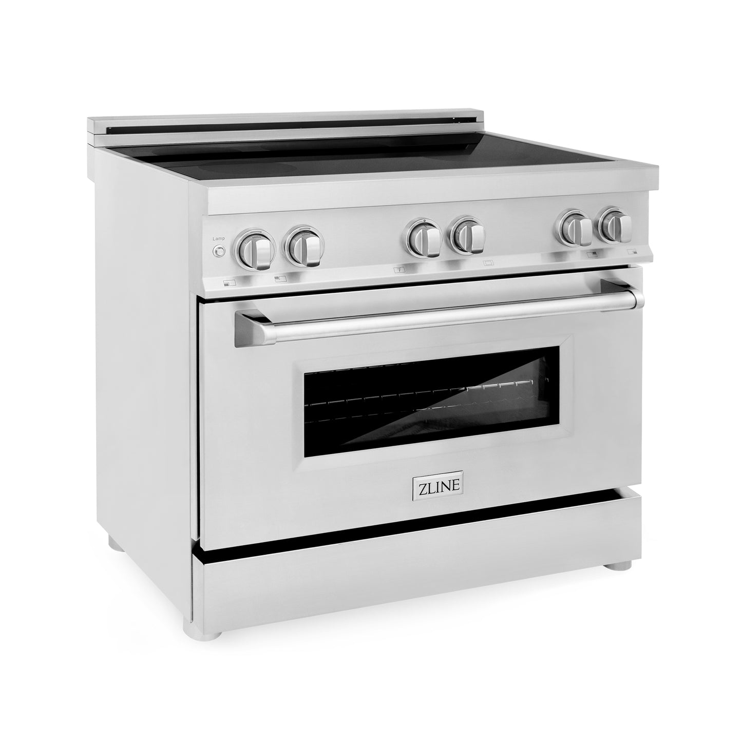 ZLINE 36" 4.6 cu. ft. Induction Range with a 4 Element Stove and Electric Oven in Stainless Steel (RAIND-36)