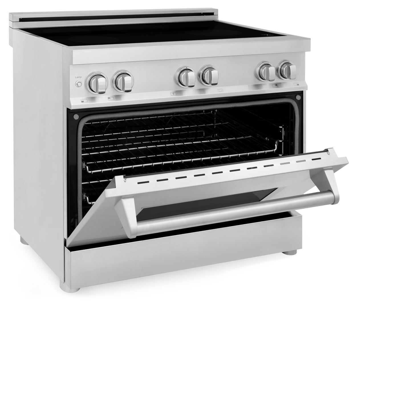 ZLINE 36" 4.6 cu. ft. Induction Range with a 4 Element Stove and Electric Oven in Stainless Steel (RAIND-36)