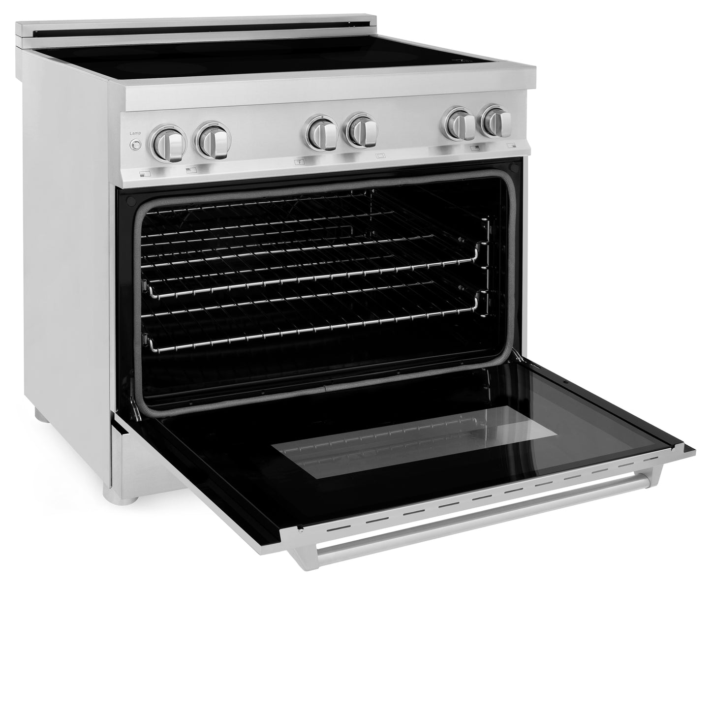 ZLINE 36" 4.6 cu. ft. Induction Range with a 4 Element Stove and Electric Oven in Stainless Steel (RAIND-36)