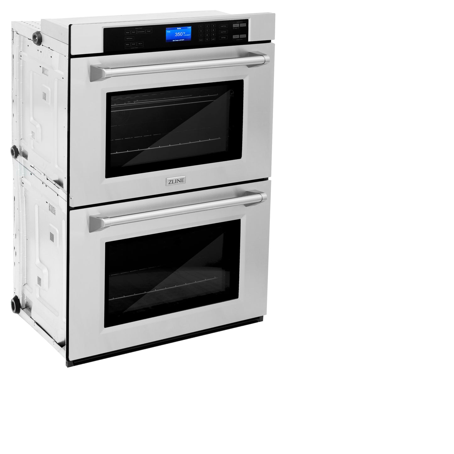 ZLINE 30" Professional Double Wall Oven with Self Clean and True Convection in Stainless Steel (AWD-30)