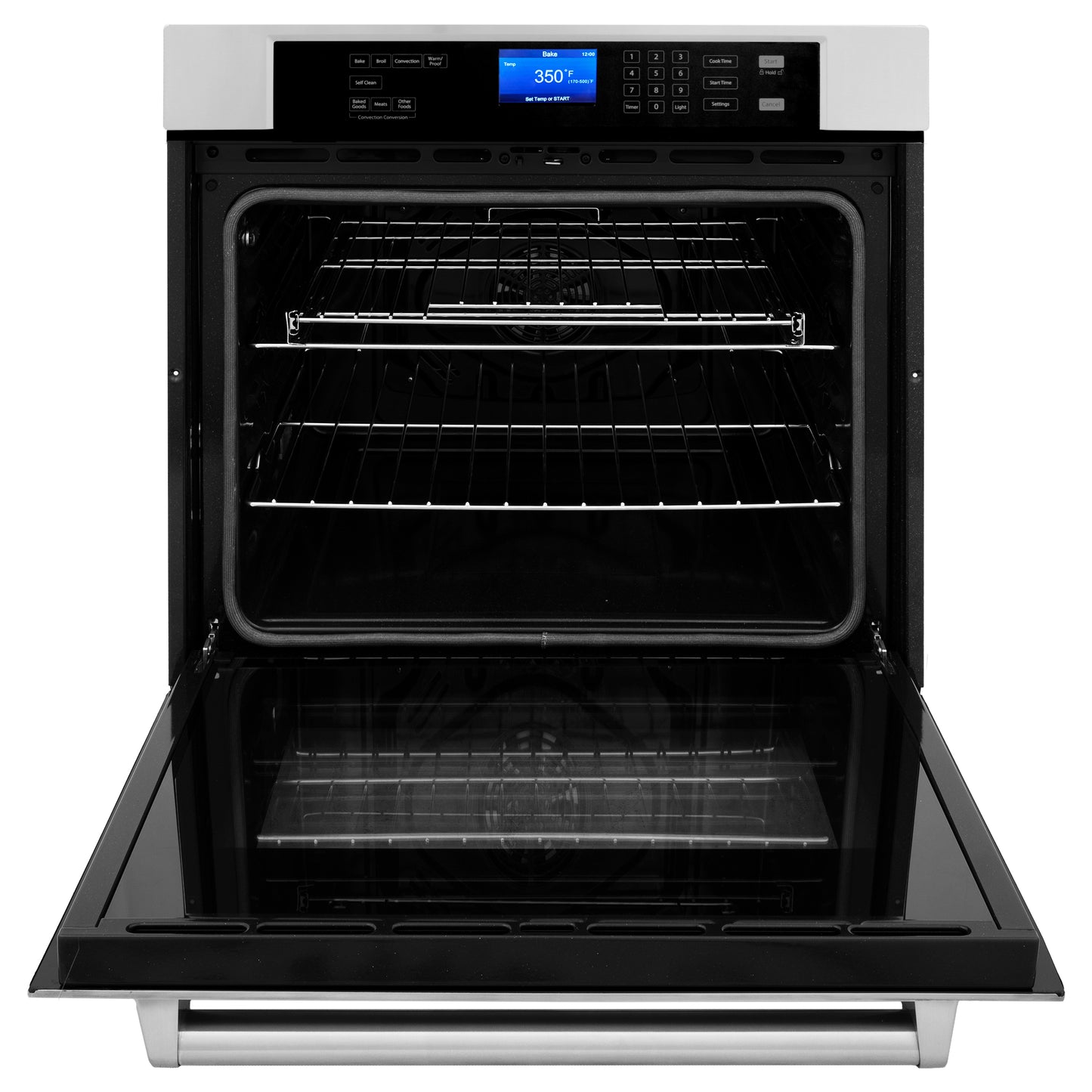 ZLINE 30" Professional Single Wall Oven with Self Clean and True Convection in Stainless Steel (AWS-30)