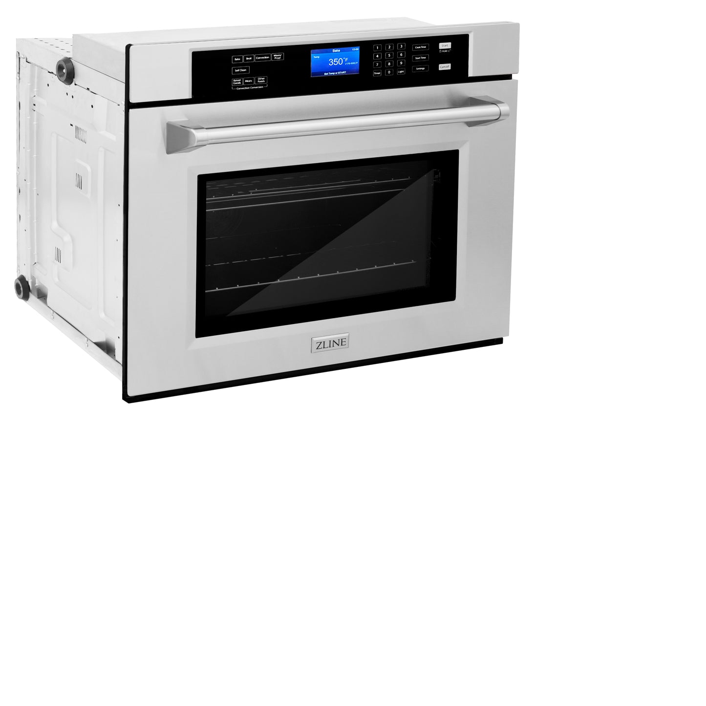 ZLINE 30" Professional Single Wall Oven with Self Clean and True Convection in Stainless Steel (AWS-30)